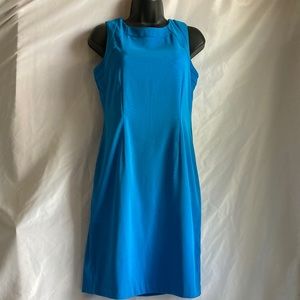 Dressbarn Blue Sleeveless Dress Size 6